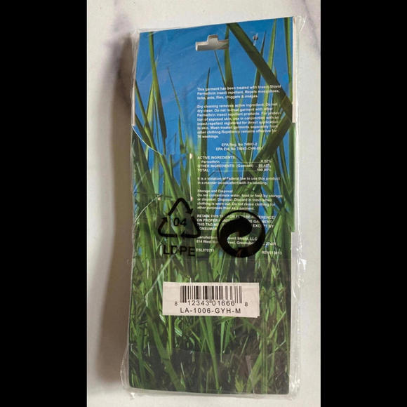 Insect Shield Adult Unisex Gray Crew Socks with Insect Protection sz M 9-11 NWT - Picture 6 of 8